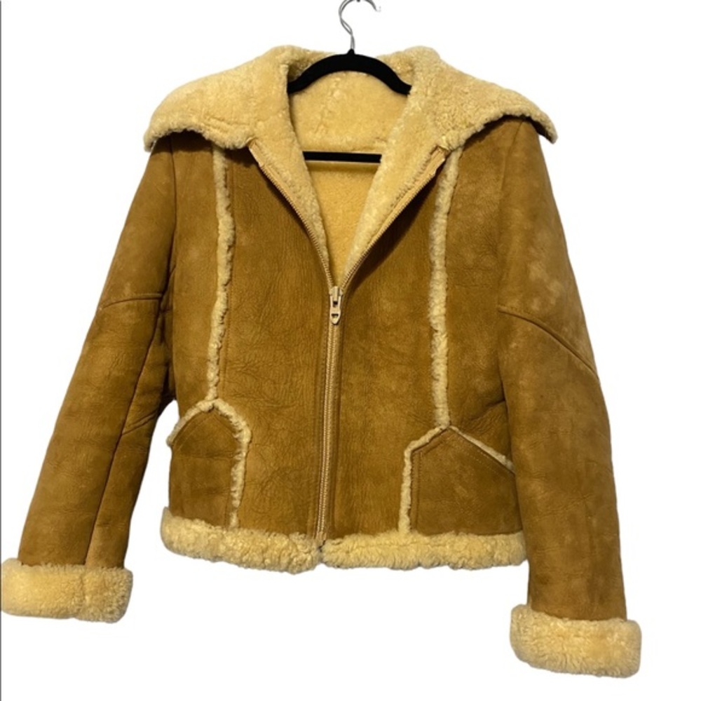VINTAGE Carla New York Leather Coat